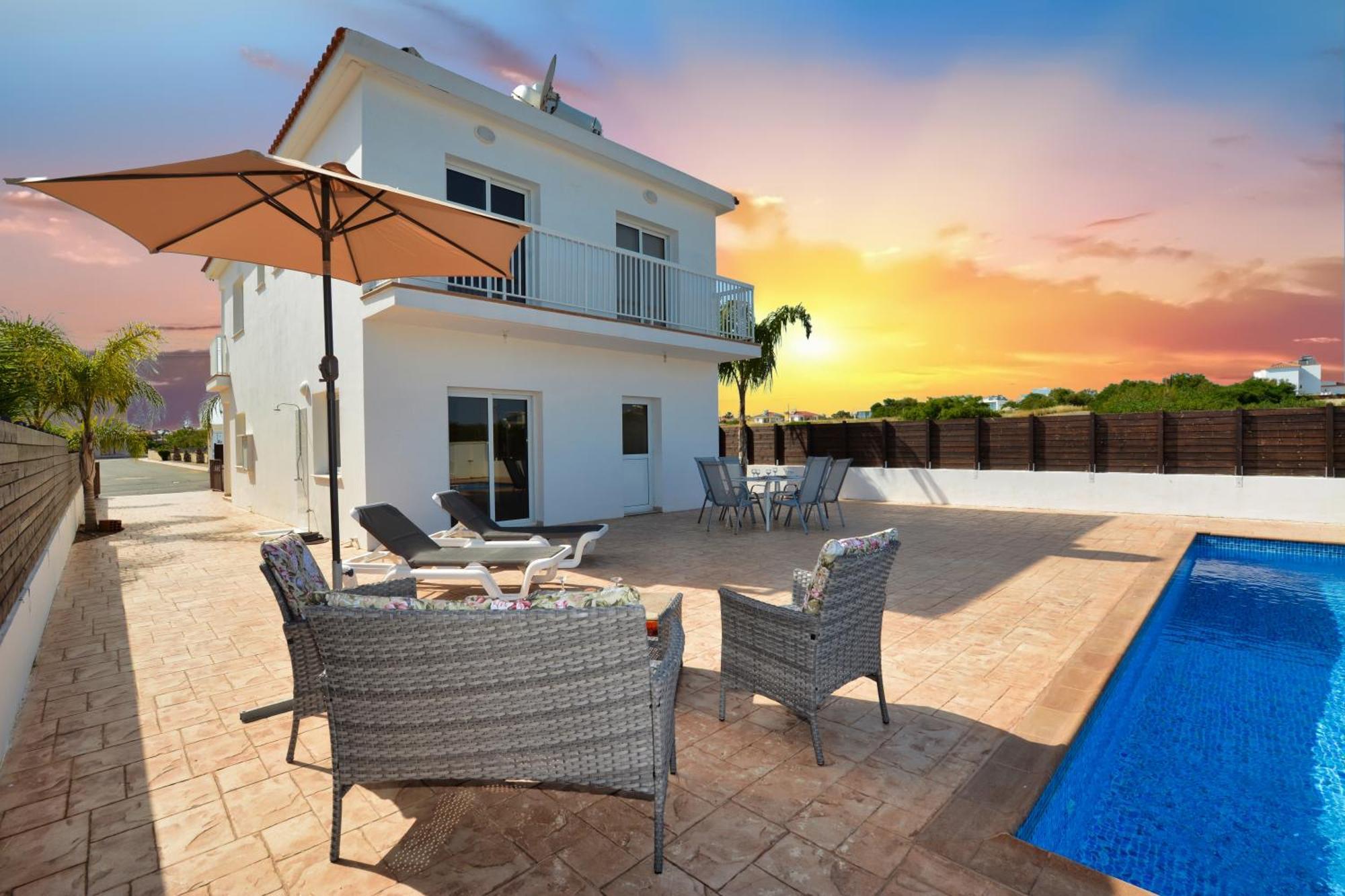 Nissi Villa Ourania Ayia Napa Exterior foto